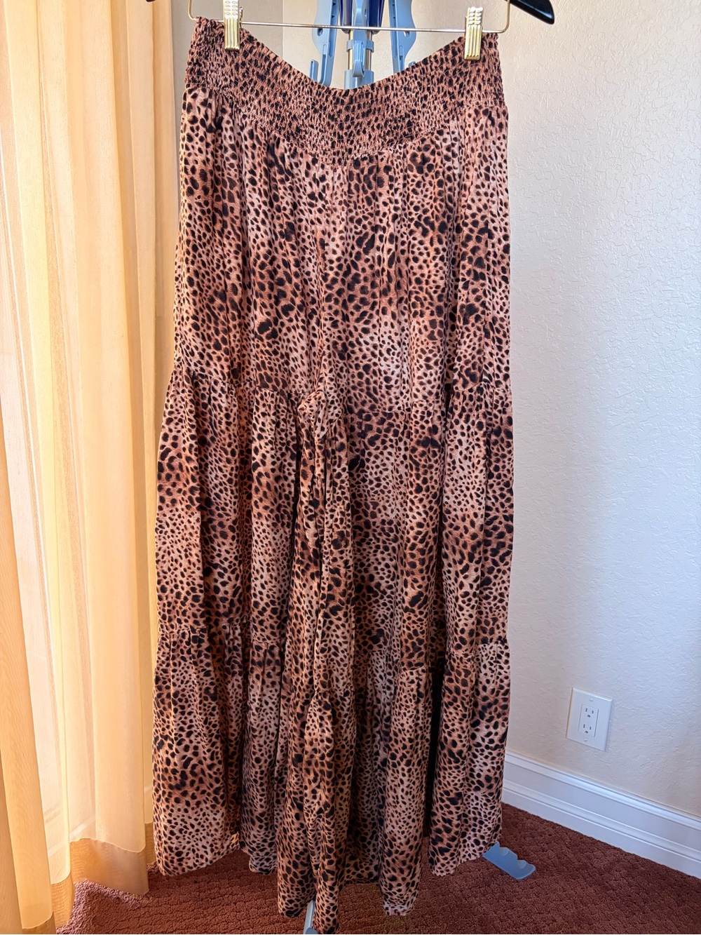 Aerie Wide leg Animal Print Pants